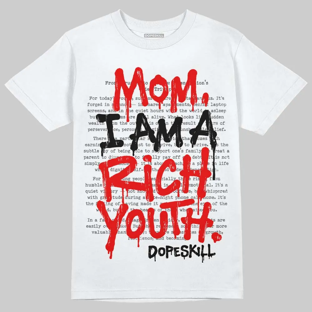 Red Collection DopeSkill T-Shirt Mom, I Am A Rich Youth Graphic sold by DopeSkill product image thumbnail 2