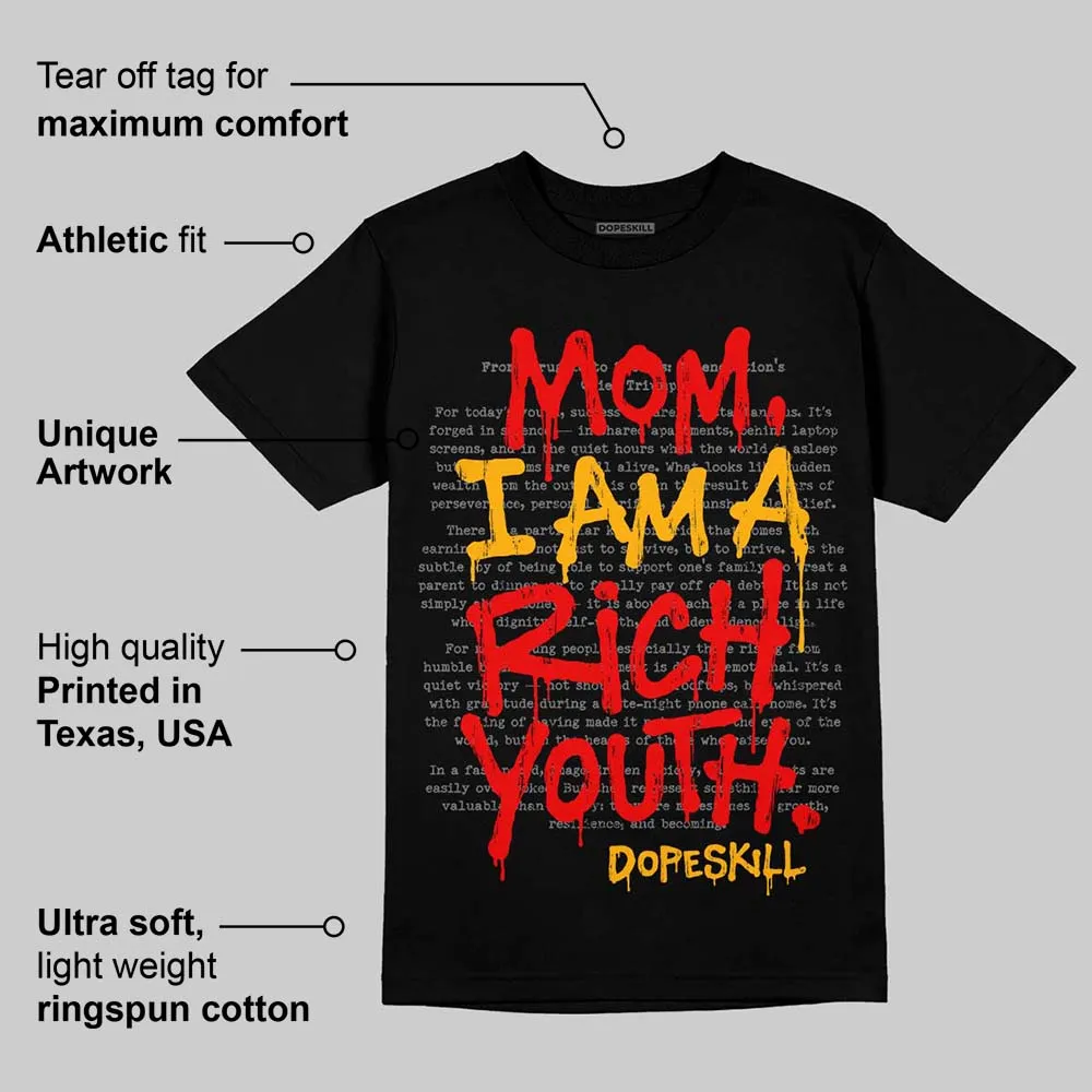 Red Collection DopeSkill T-Shirt Mom, I Am A Rich Youth Graphic sold by DopeSkill product image thumbnail 4