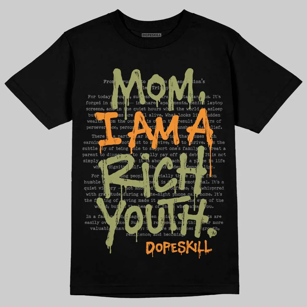 Olive Collection DopeSkill T-Shirt Mom, I Am A Rich Youth Graphic sold by DopeSkill product image thumbnail 2