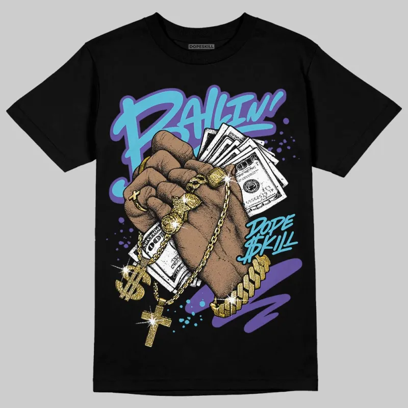 Aqua 8s DopeSkill T-Shirt Always Ballin' Graphic sold by DopeSkill