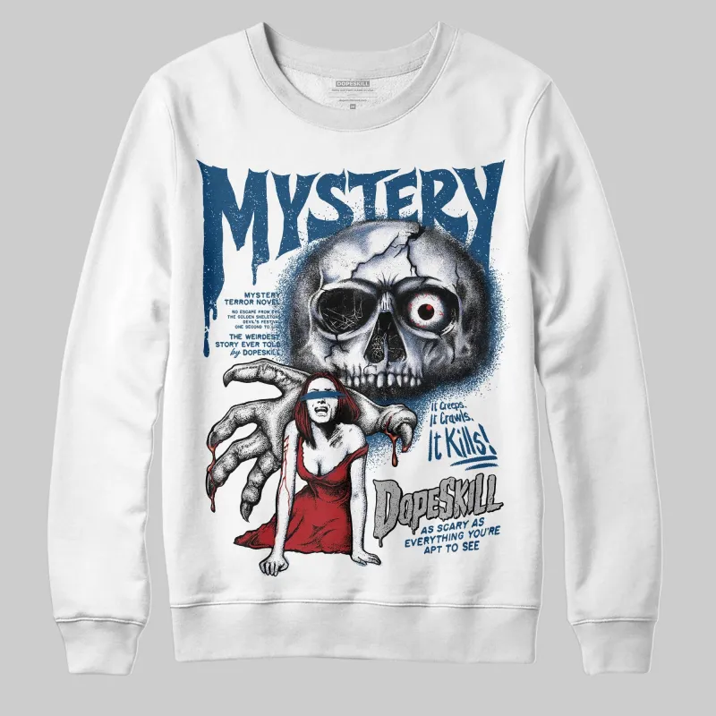 French Blue 12s DopeSkill Sweatshirt Mystery Ghostly Grasp Graphic sold by DopeSkill