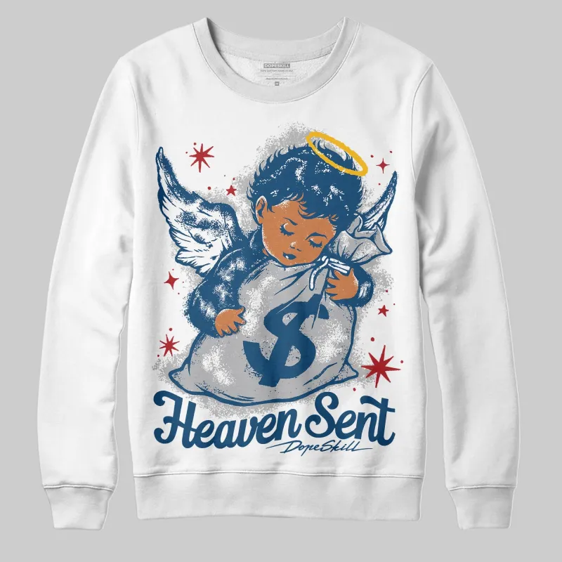 French Blue 12s DopeSkill Sweatshirt Heaven Sent Graphic sold by DopeSkill