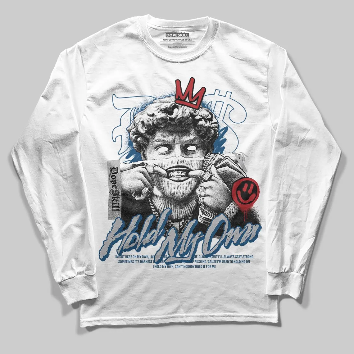 French Blue 12s DopeSkill Long Sleeve T-Shirt In My Way Graphic sold by DopeSkill