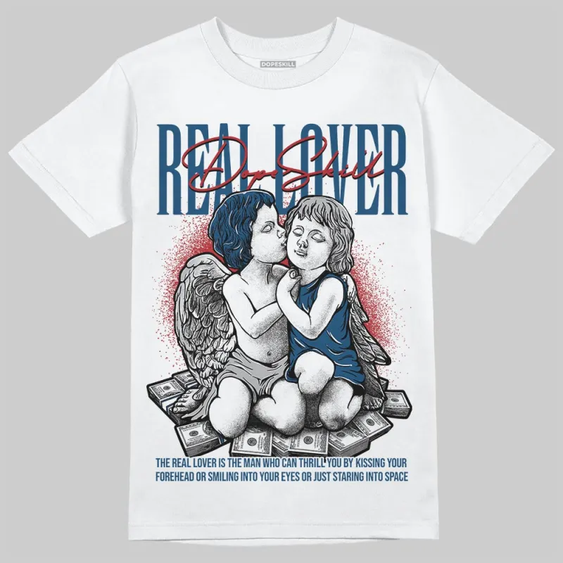 French Blue 12s DopeSkill T-Shirt Real Lover Graphic sold by DopeSkill
