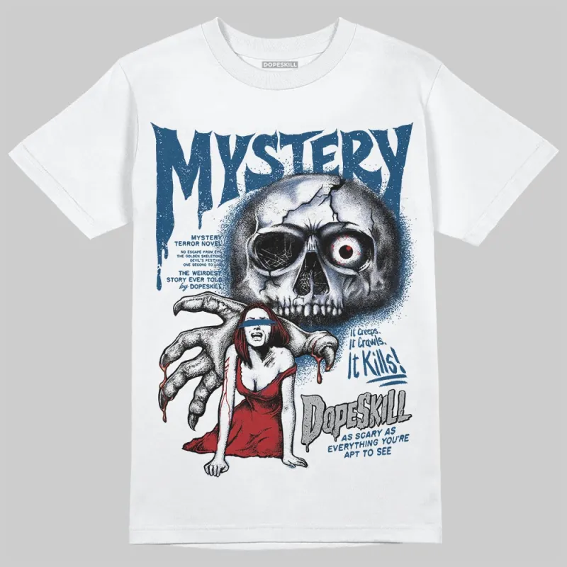 French Blue 12s DopeSkill T-Shirt Mystery Ghostly Grasp Graphic sold by DopeSkill