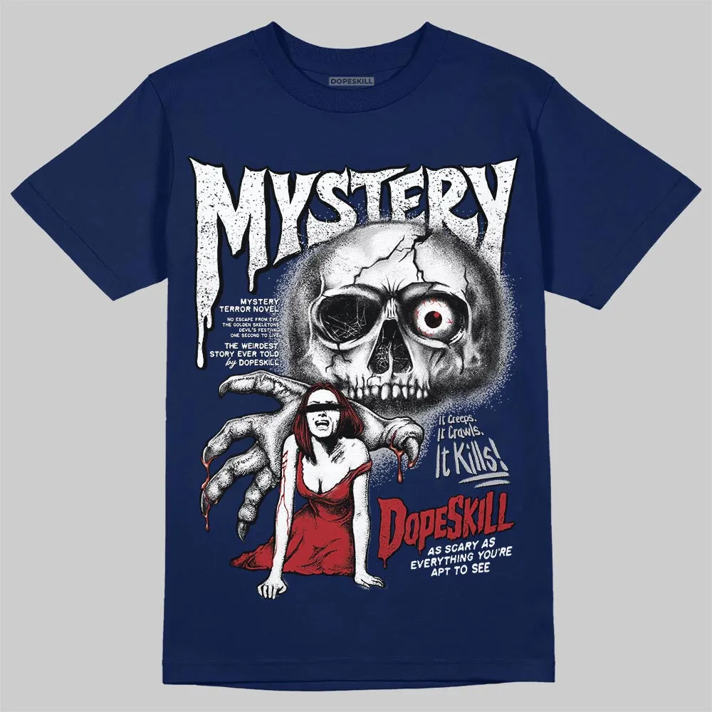 French Blue 12s DopeSkill T-Shirt Mystery Ghostly Grasp Graphic sold by DopeSkill product image thumbnail 2