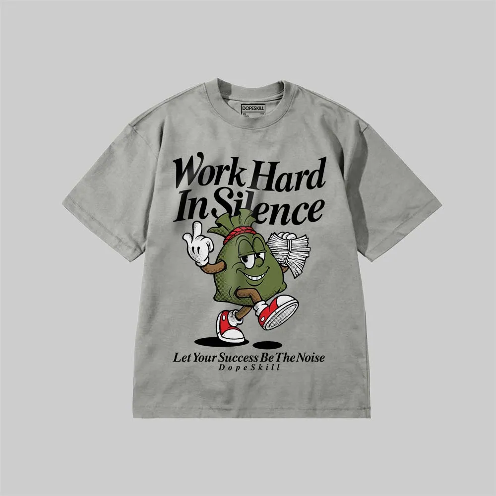 Work Hard In Silence DopeSkill Premium T-shirt sold by DopeSkill product image thumbnail 5