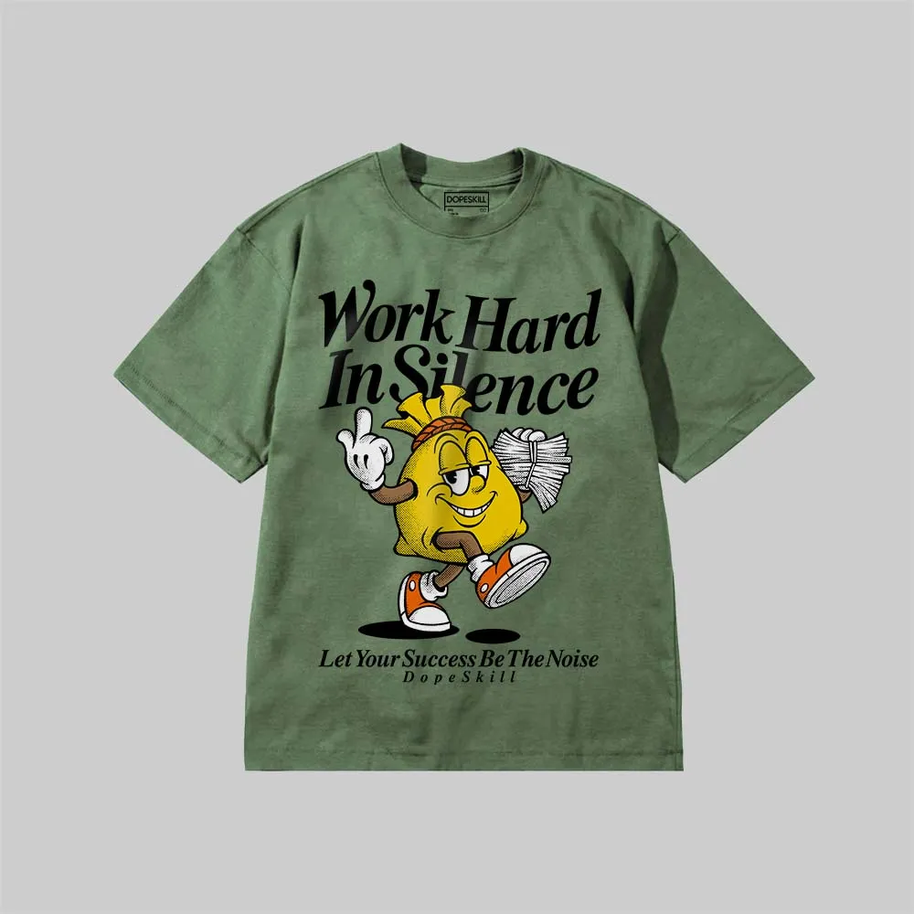 Work Hard In Silence DopeSkill Premium T-shirt sold by DopeSkill product image thumbnail 4