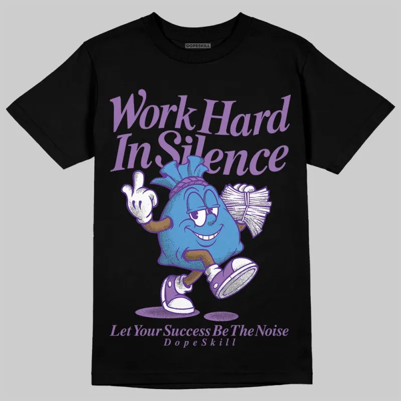 PURPLE Collection DopeSkill T-Shirt Work Hard In Silence Graphic sold by DopeSkill