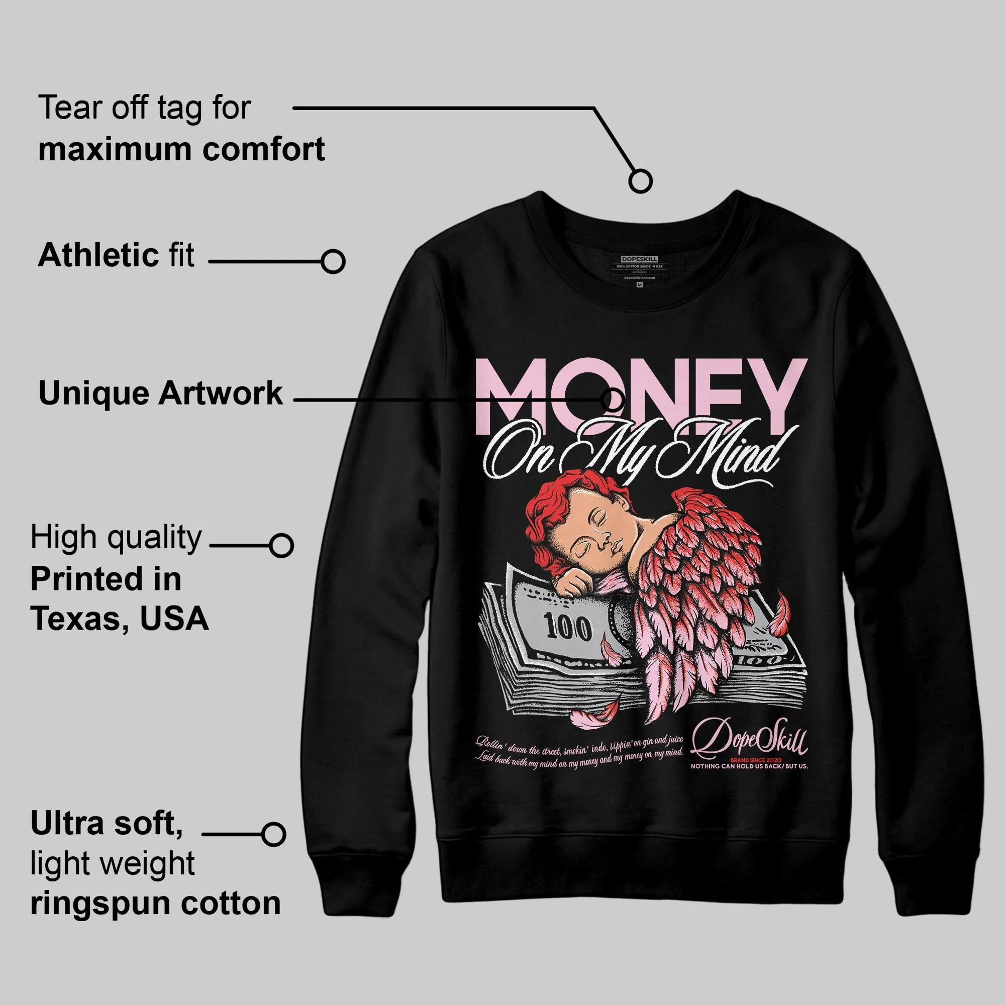 Arctic Pink 5s DopeSkill Sweatshirt MOMM Graphic sold by DopeSkill product image thumbnail 3