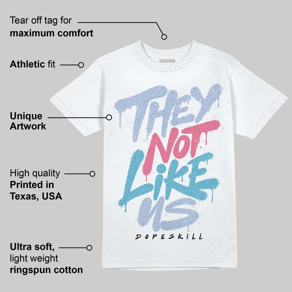 Cobalt Bliss 3s DopeSkill T-Shirt They Not Like Us Graphic sold by DopeSkill product image thumbnail 3