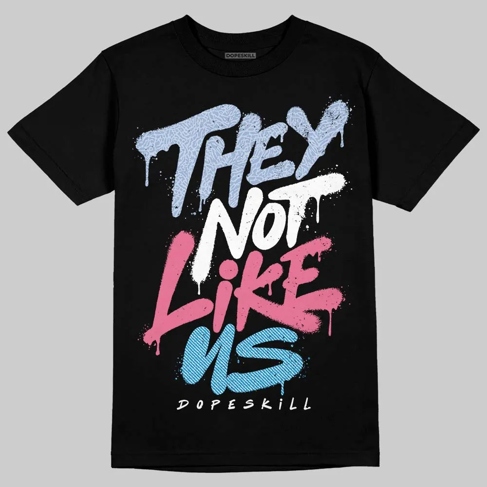Cobalt Bliss 3s DopeSkill T-Shirt They Not Like Us Graphic sold by DopeSkill product image thumbnail 2