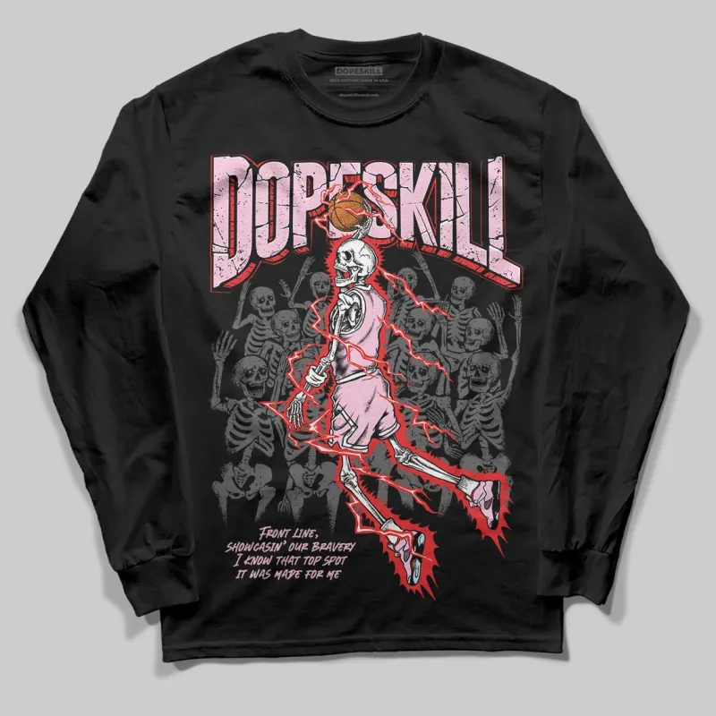 Arctic Pink 5s DopeSkill Long Sleeve T-Shirt Thunder Dunk Graphic sold by DopeSkill