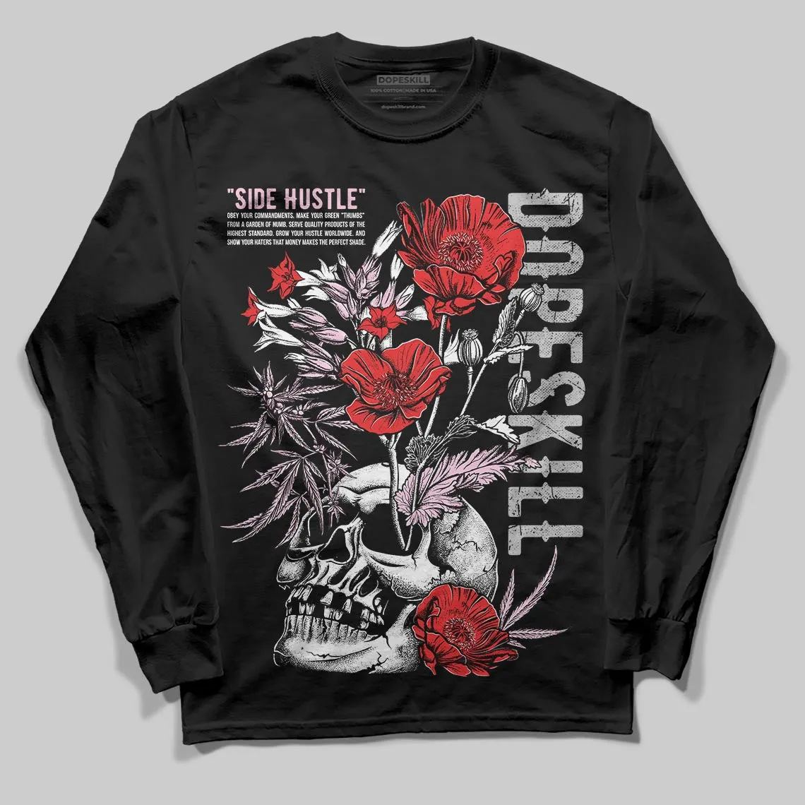 Arctic Pink 5s DopeSkill Long Sleeve T-Shirt Side Hustle Graphic sold by DopeSkill