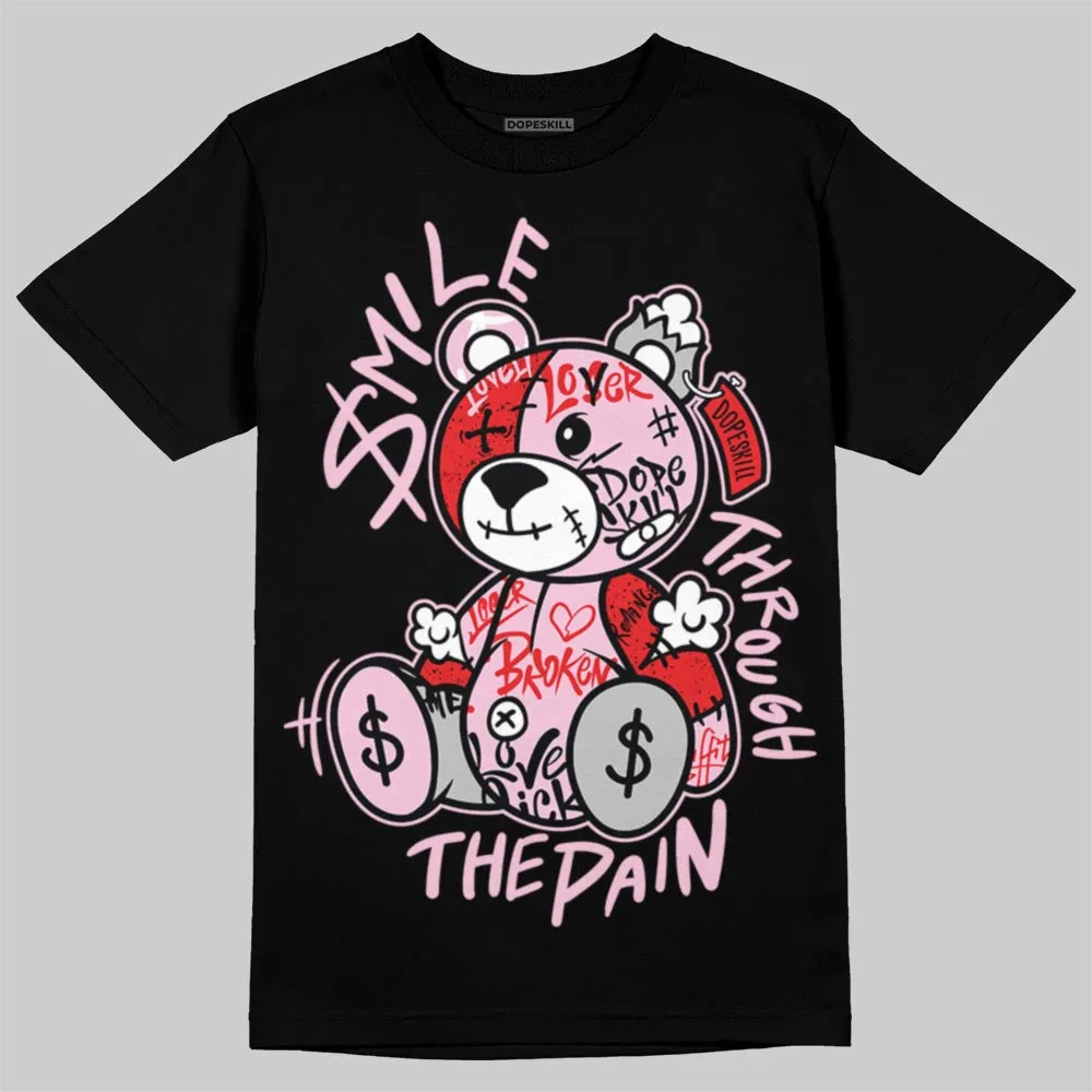 Arctic Pink 5s DopeSkill T-Shirt Smile Through The Pain Graphic sold by DopeSkill