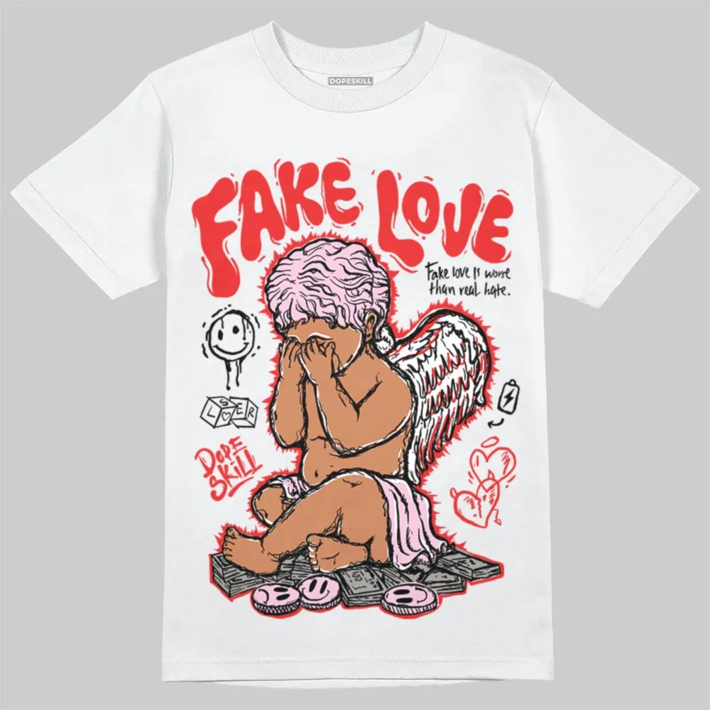 Arctic Pink 5s DopeSkill T-Shirt False Love Graphic sold by DopeSkill product image thumbnail 2