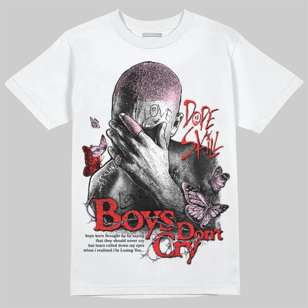 Arctic Pink 5s DopeSkill T-Shirt Boys Don't Cry Graphic sold by DopeSkill product image thumbnail 2