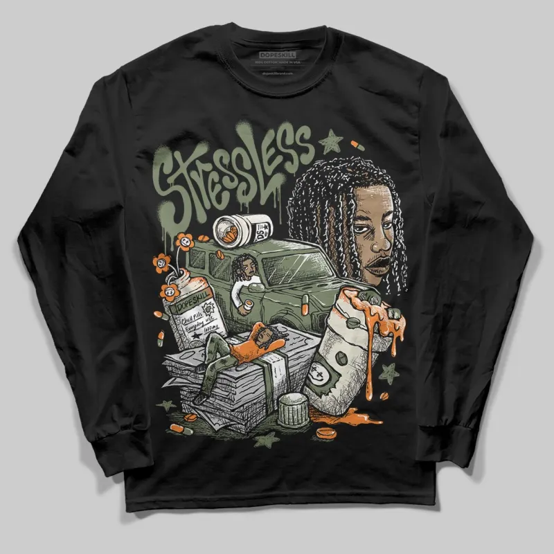Undefeated x 4s OG DopeSkill Long Sleeve T-Shirt Stressless Graphic sold by DopeSkill