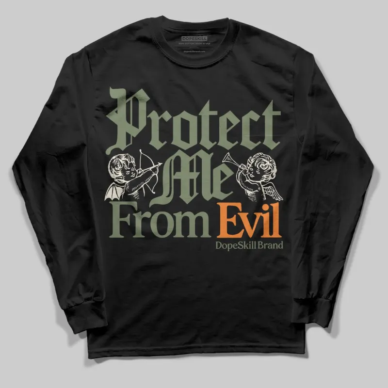 Undefeated x 4s OG DopeSkill Long Sleeve T-Shirt Protect Me From Evil Graphic sold by DopeSkill