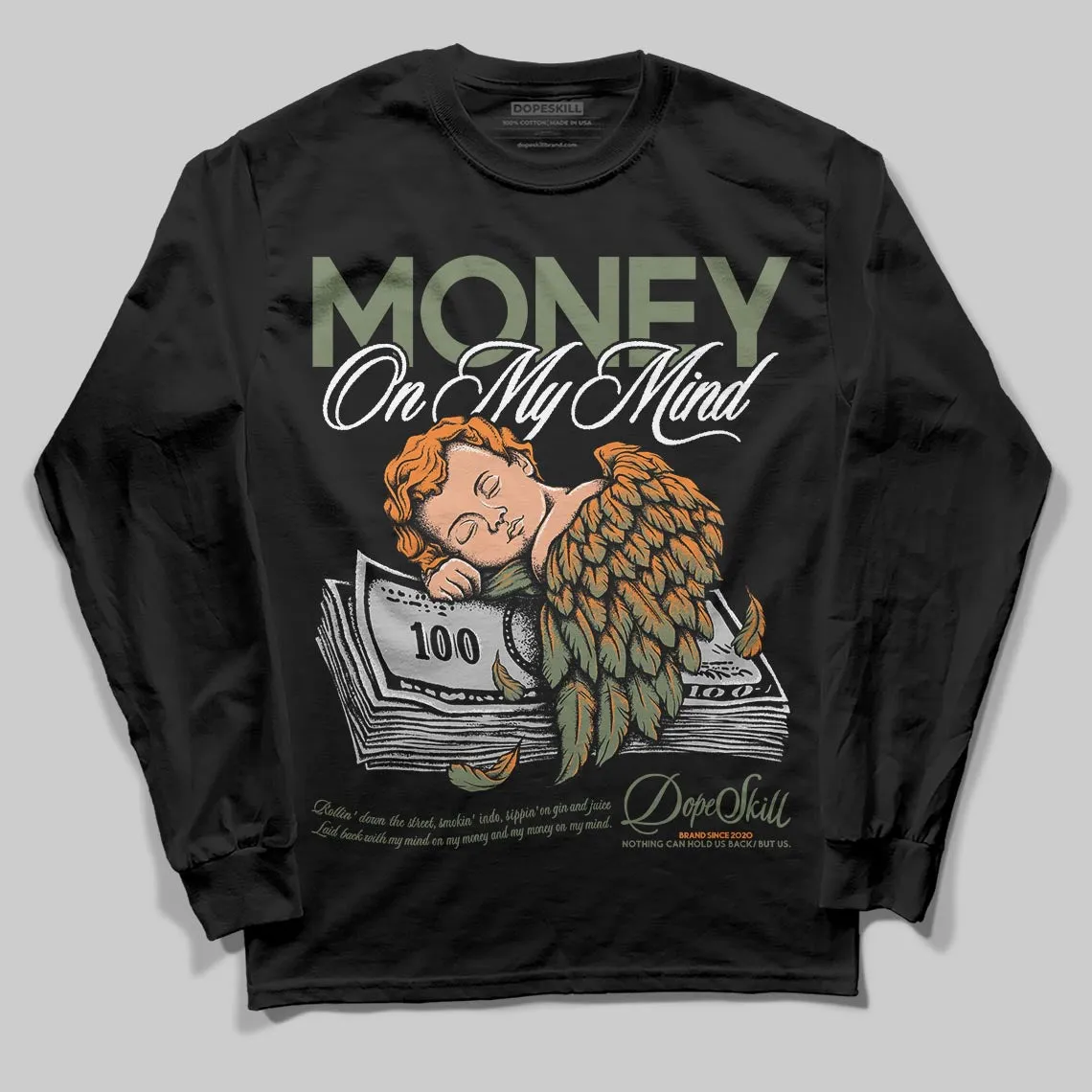 Undefeated x 4s OG DopeSkill Long Sleeve T-Shirt MOMM Graphic sold by DopeSkill