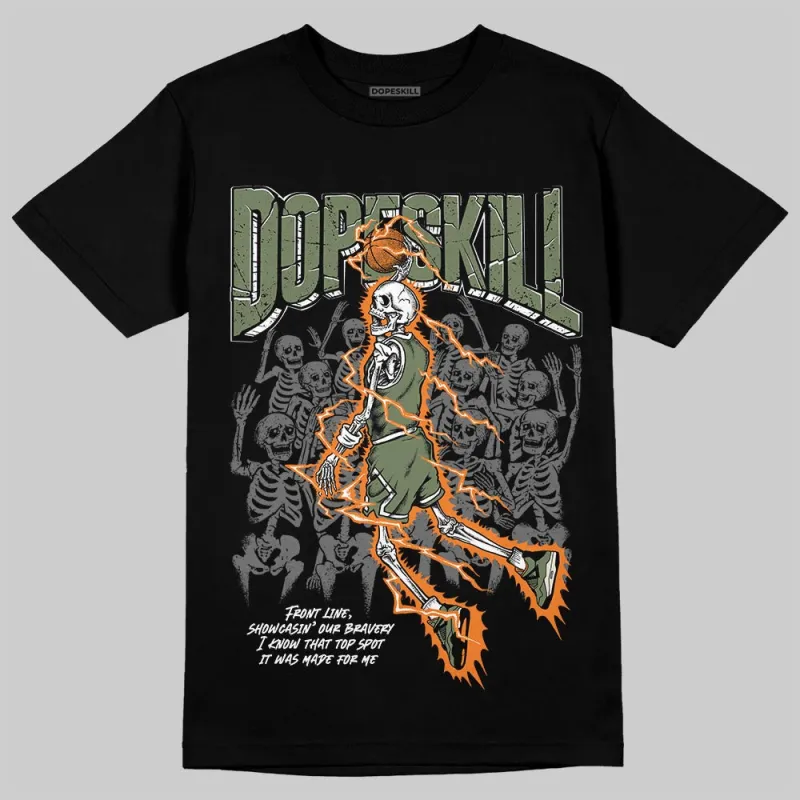 Undefeated x 4s OG DopeSkill T-Shirt Thunder Dunk Graphic sold by DopeSkill