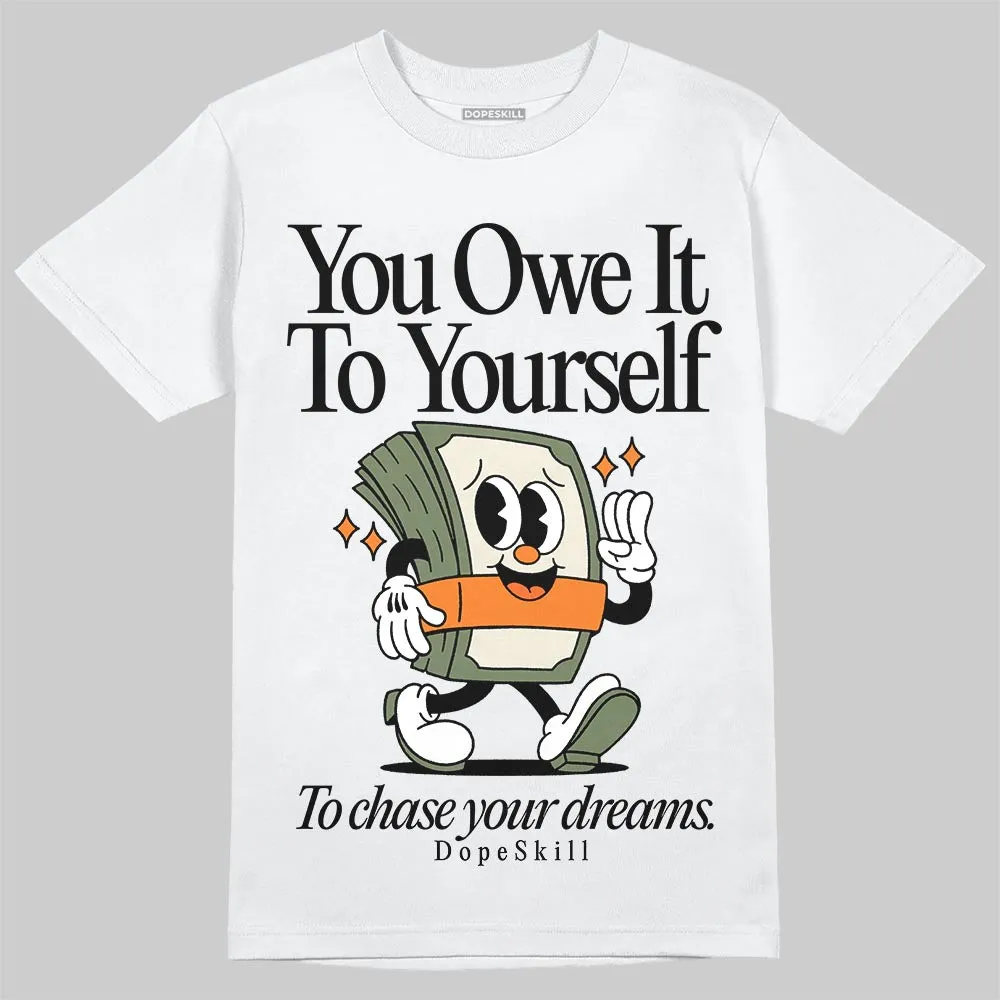 Undefeated x 4s OG DopeSkill T-Shirt Owe It To Yourself Graphic sold by DopeSkill product image thumbnail 2