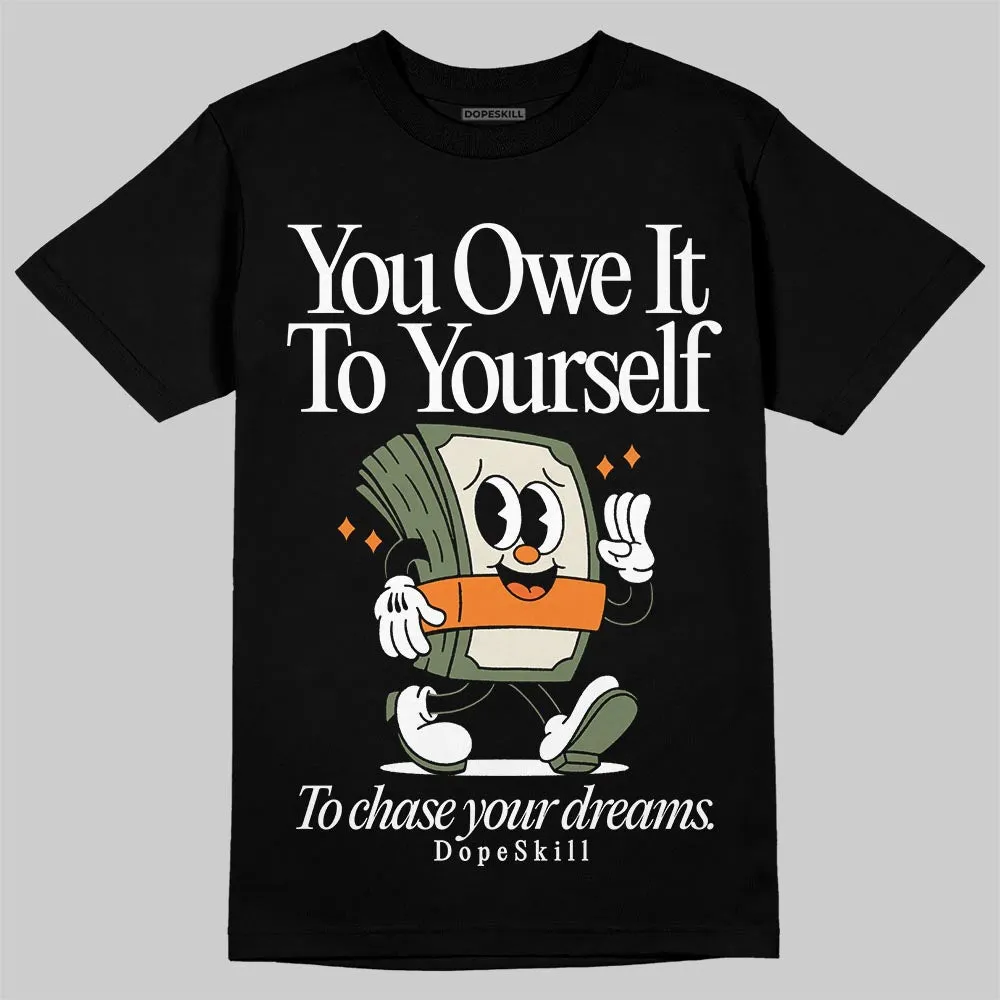 Undefeated x 4s OG DopeSkill T-Shirt Owe It To Yourself Graphic sold by DopeSkill