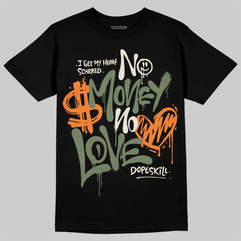 Undefeated x 4s OG DopeSkill T-Shirt No Money No Love Typo Graphic sold by DopeSkill