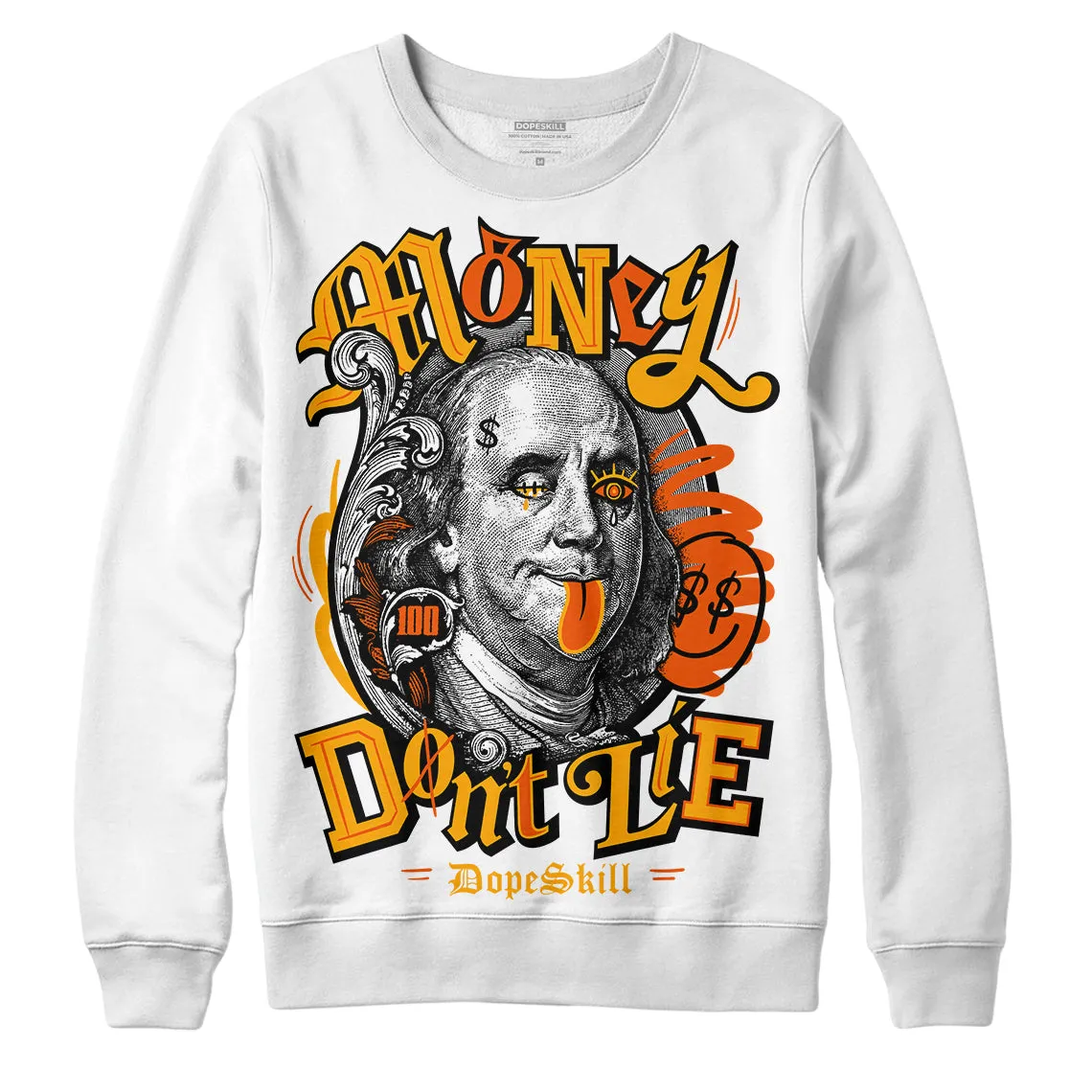 Black Taxi 12s DopeSkill Sweatshirt Money Don't Lie Graphic sold by DopeSkill product image thumbnail 2