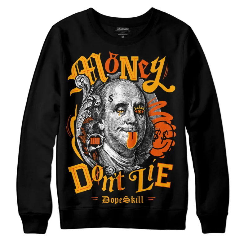 Black Taxi 12s DopeSkill Sweatshirt Money Don't Lie Graphic sold by DopeSkill