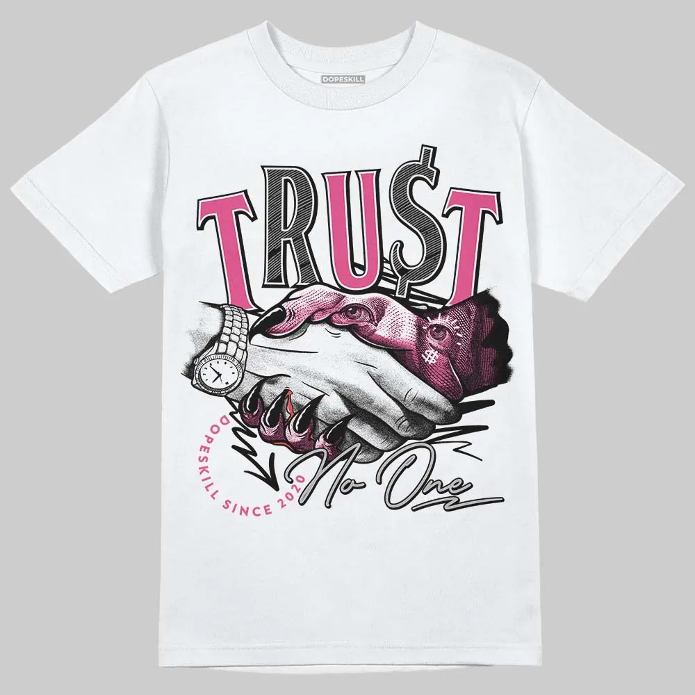 Gel-1130 "Pink Glo/Black" DopeSkill T-Shirt Trust No One Graphic sold by DopeSkill