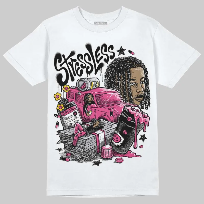 Gel-1130 "Pink Glo/Black" DopeSkill T-Shirt Stressless Graphic sold by DopeSkill