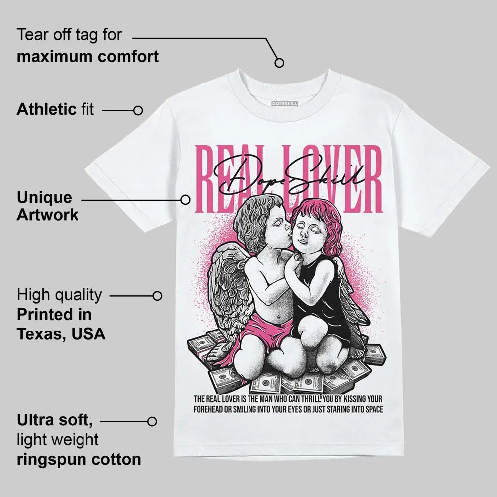 Gel-1130 "Pink Glo/Black" DopeSkill T-Shirt Real Lover Graphic sold by DopeSkill product image thumbnail 3