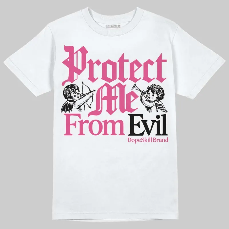 Gel-1130 "Pink Glo/Black" DopeSkill T-Shirt Protect Me From Evil Graphic sold by DopeSkill