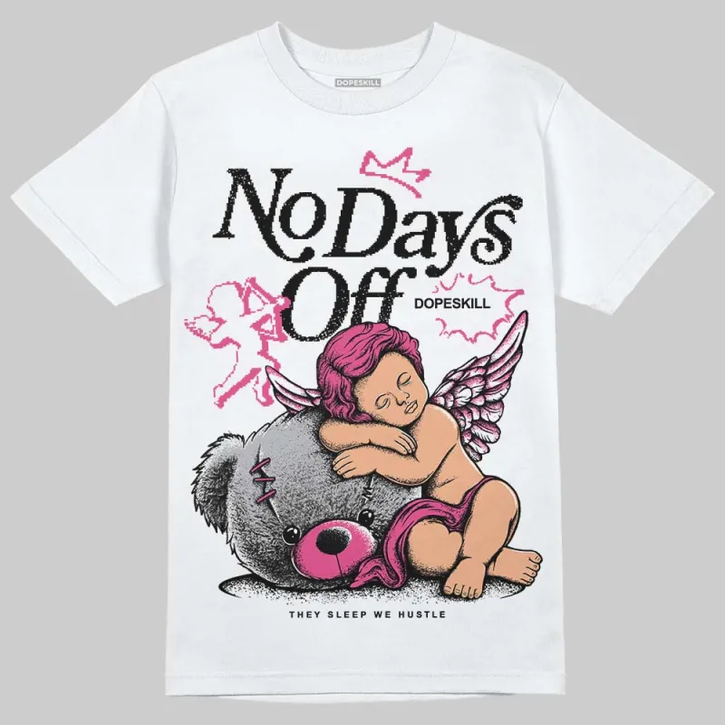 Gel-1130 "Pink Glo/Black" DopeSkill T-Shirt New No Days Off Graphic sold by DopeSkill