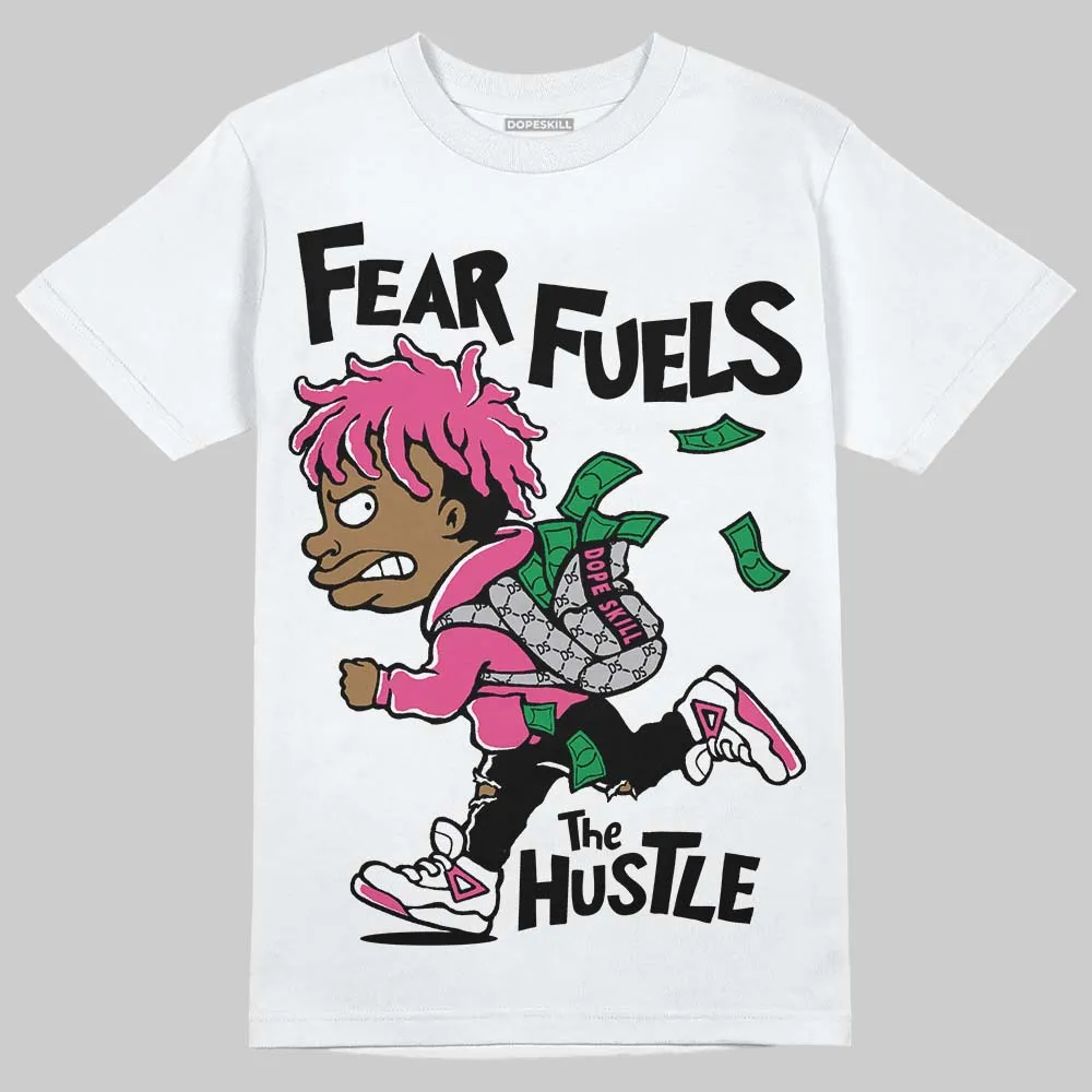 Gel-1130 "Pink Glo/Black" DopeSkill T-Shirt Fear Fuels The Hustle Graphic sold by DopeSkill
