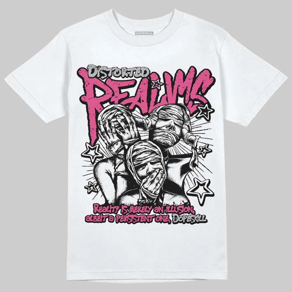 Gel-1130 "Pink Glo/Black" DopeSkill T-Shirt Distorted Realms Graphic sold by DopeSkill