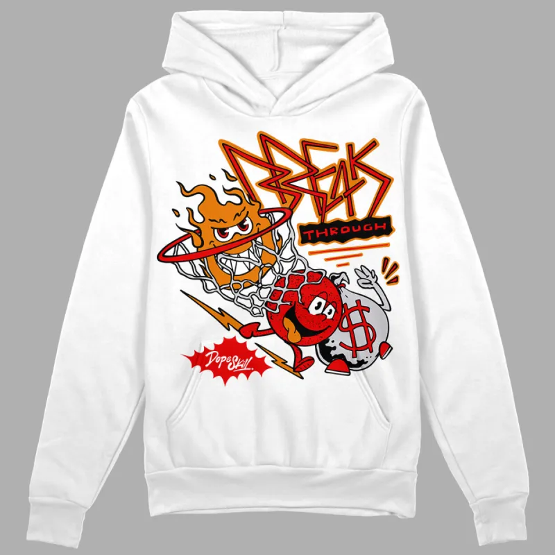 Red Cement 4S DopeSkill Hoodie Sweatshirt Break Through Graphic sold by DopeSkill