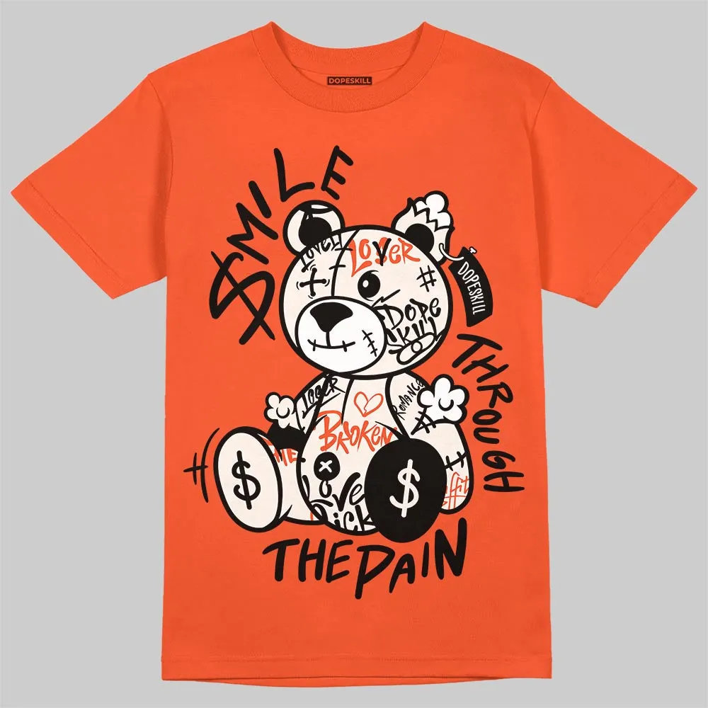Shattered Backboard 1s DopeSkill T-Shirt Smile Through The Pain Graphic sold by DopeSkill product image thumbnail 3