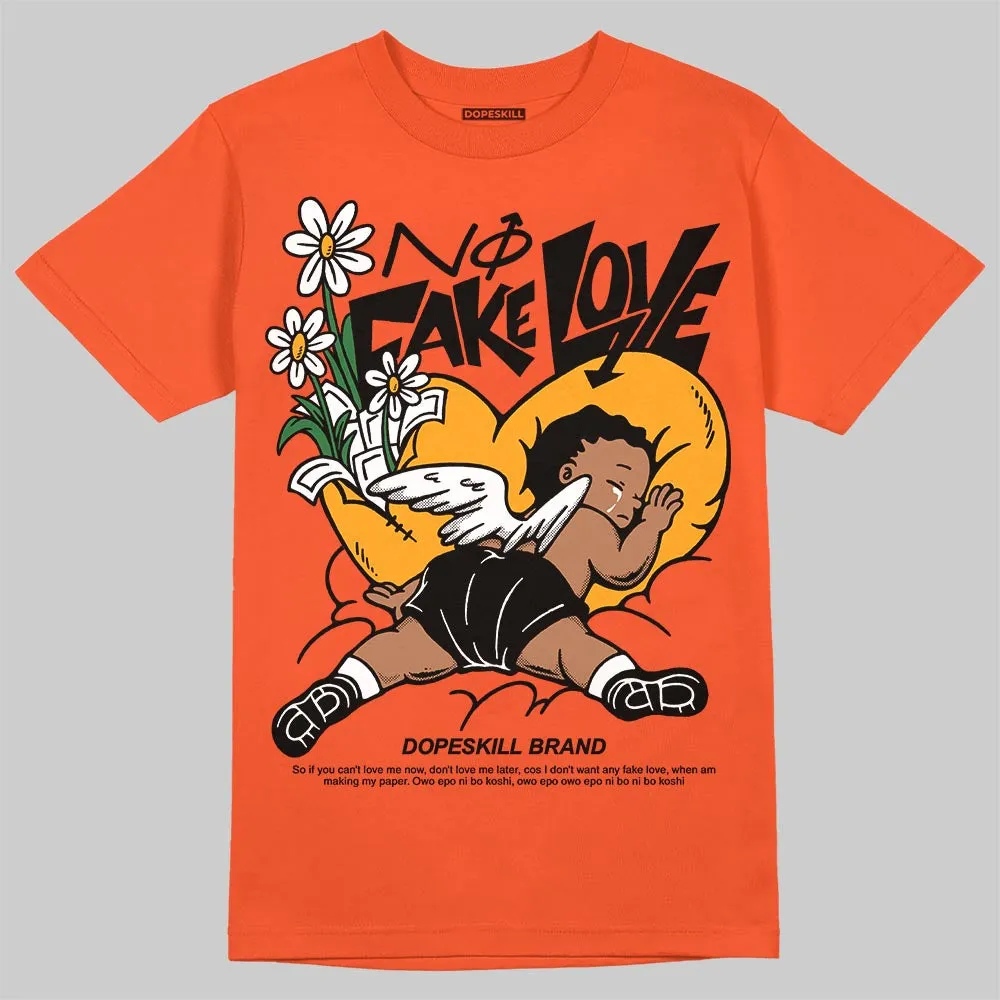 Shattered Backboard 1s DopeSkill T-Shirt No Fake Love Graphic sold by DopeSkill product image thumbnail 3