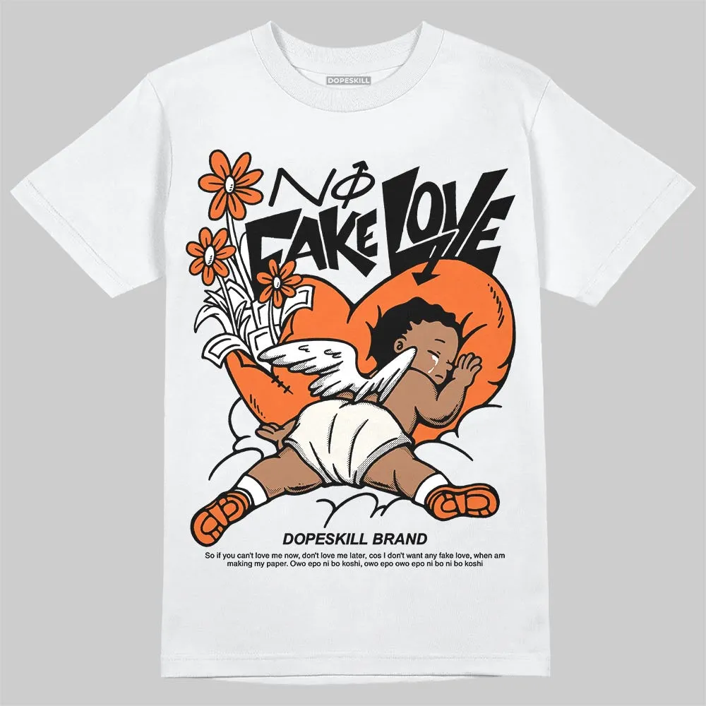 Shattered Backboard 1s DopeSkill T-Shirt No Fake Love Graphic sold by DopeSkill product image thumbnail 2