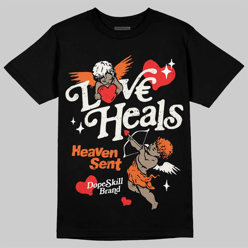 Shattered Backboard 1s DopeSkill T-Shirt New Love Heals Graphic sold by DopeSkill