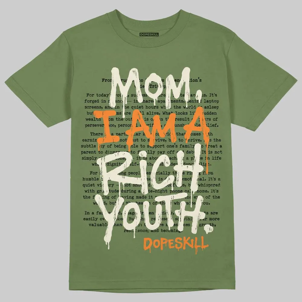Undefeated x 4s OG DopeSkill T-Shirt Mom, I Am A Rich Youth Graphic sold by DopeSkill product image thumbnail 3