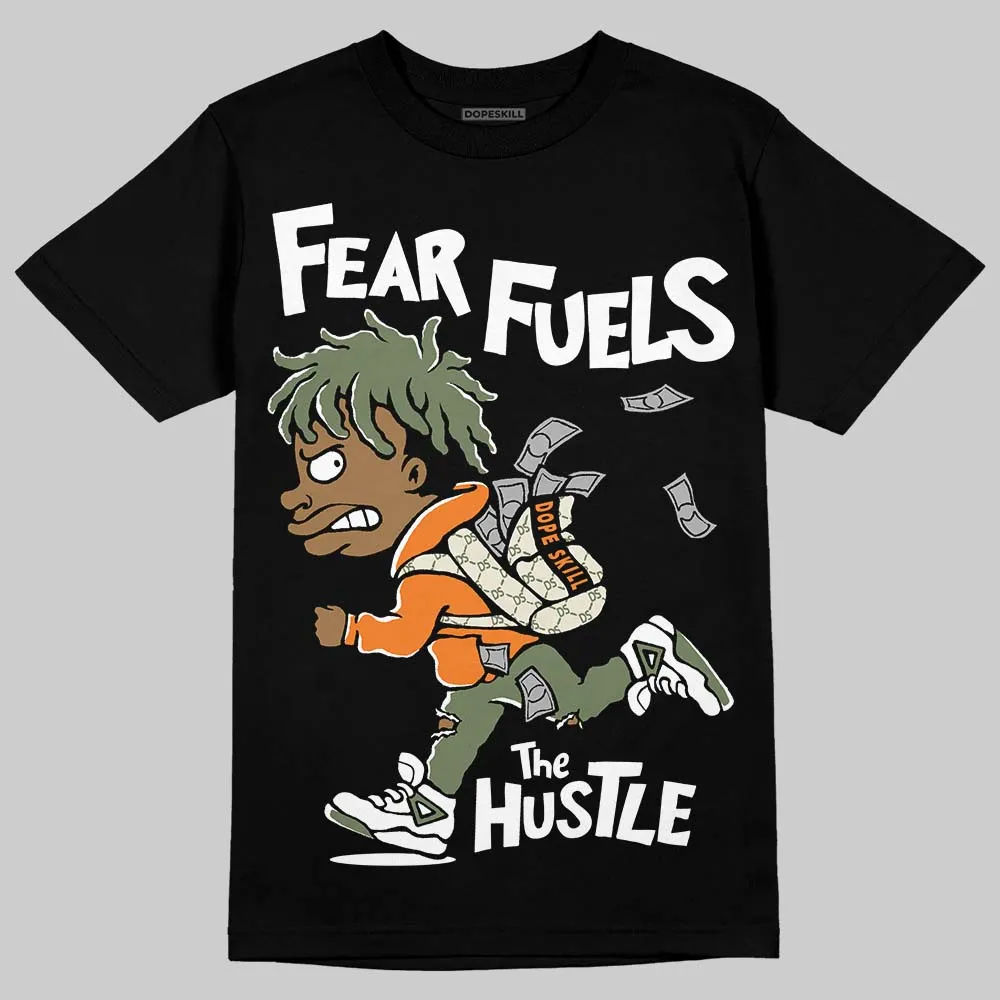 Undefeated x 4s OG DopeSkill T-Shirt Fear Fuels The Hustle Graphic sold by DopeSkill