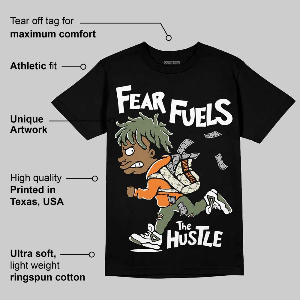 Undefeated x 4s OG DopeSkill T-Shirt Fear Fuels The Hustle Graphic sold by DopeSkill product image thumbnail 4