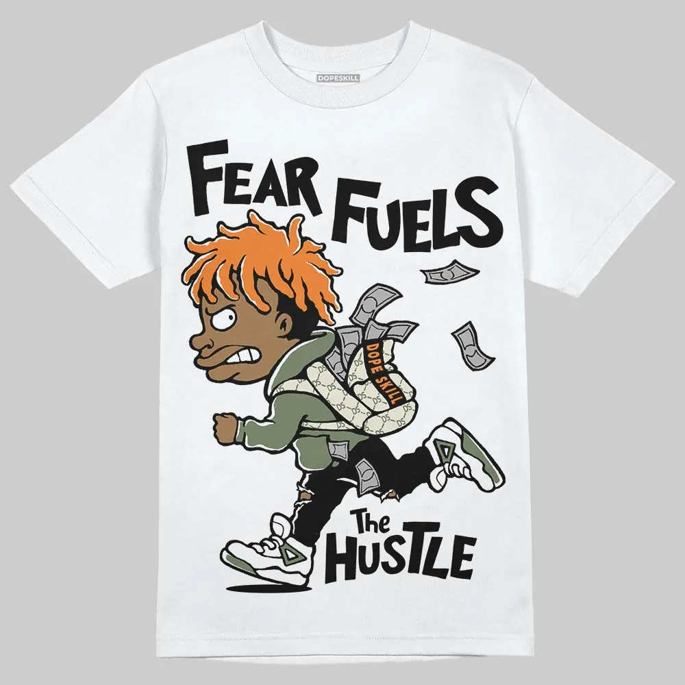 Undefeated x 4s OG DopeSkill T-Shirt Fear Fuels The Hustle Graphic sold by DopeSkill product image thumbnail 2
