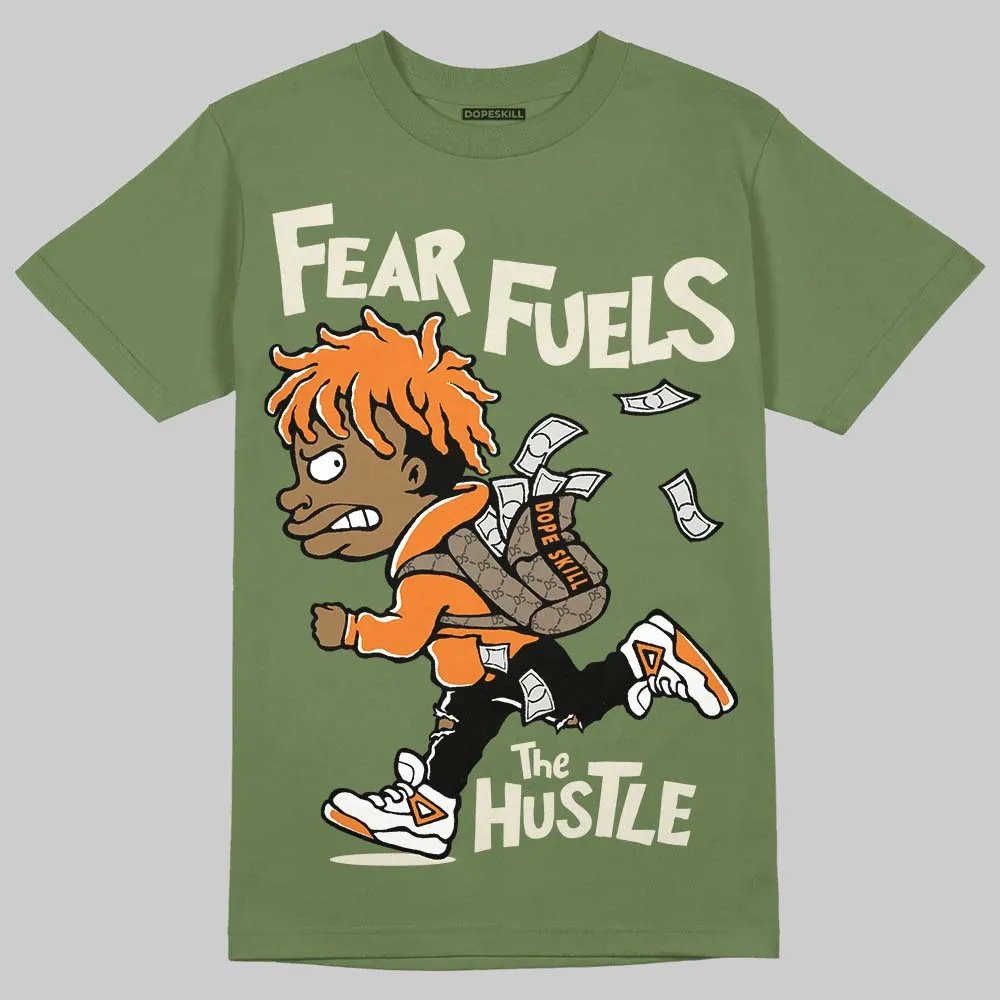 Undefeated x 4s OG DopeSkill T-Shirt Fear Fuels The Hustle Graphic sold by DopeSkill product image thumbnail 3