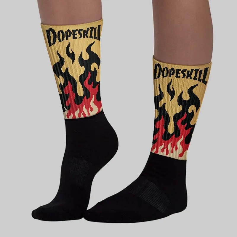 Pizza 4s DopeSkill Sublimated Sock FIRE Graphic sold by DopeSkill product image thumbnail 3