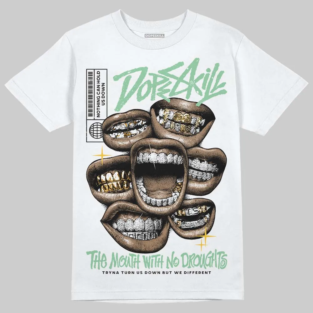 Kayano 12.1 White/Menthol DopeSkill T-Shirt The Mouth With No Droughts Graphic sold by DopeSkill product image thumbnail 2