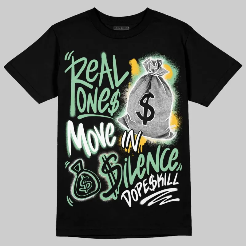 Kayano 12.1 White/Menthol DopeSkill T-Shirt Real Ones Move In Silence Graphic sold by DopeSkill